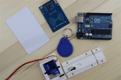 rfid card knob lock|How to make a RFID door lock with Arduino .